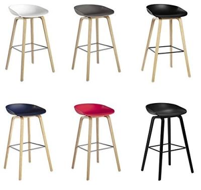 Chine Le tabouret de bar en bois de foin de hêtre, comptoir de cuisine facultatif de couleurs moucharde la taille de 75cm à vendre