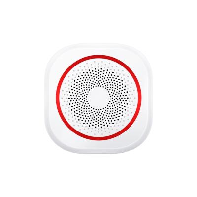 China Bottom Smart Home Tuya Smart Sirene ABS Price Smart Devices Wifi Alarm With Door Sensor PST-H3 for sale