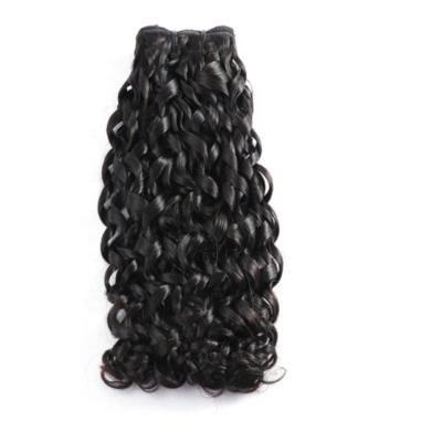 China Funmi Egg Curl Wholesale Pixie Curls Human Hair Bundle Cuticle Aligned Double Drawn 10A Virgin Hair for sale