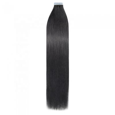 China Wholesale Russian Remy Tape Hair Extensions Double Drawn Silky Straight Wave Tape In Hair Extensions Virgin Tape Human Hair for sale