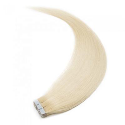 China Silky Straight Wave Tape In Hair Extensions Virgin Human Invisible Silky Soft Double Drawn Invisible Tape In Hair Extensions for sale