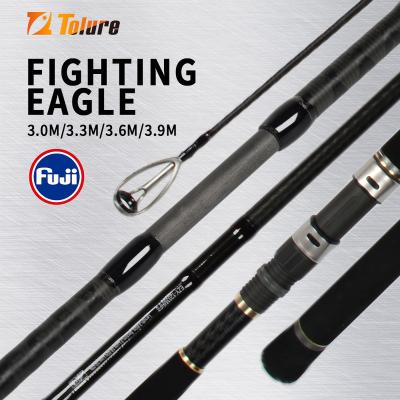 China High carbon fiber Tolure In Stock Fast Delivery 3.0m 3.3m 3.6m 3.9m 18-50g 10-25lbs Custom carbon fiber Carp Fishing Rod with FUJI accessories for sale