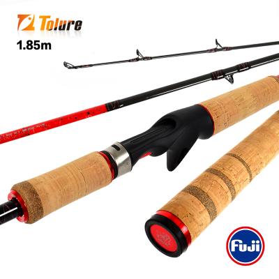 China Carbonfiber Tolure 1.85m One Piece 20g-80g Bait Casting Rod Toray Power Carbon Blank Slow Jigging Jig Fishing Rod with FUJI reel seat for sale