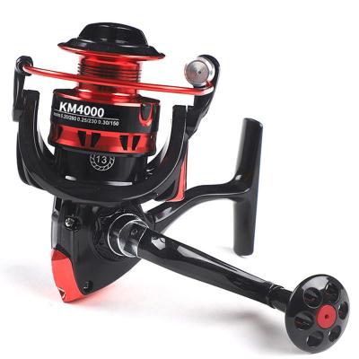 China LEFT HAND Tolure Folding Fishing Reel 5.2:1 Spinning Reel Max Drag with Fishing Line metal Reel Saltwater Fish Pesca for sale