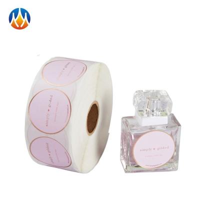 China PRINTED CUSTOM JAR PACKAGING HOT Strong Sticky FOIL STAMPING LABEL for sale