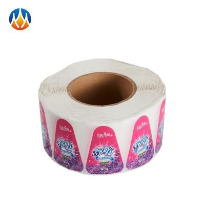 China Self adhesive CUSTOM PRINTING ECO LABELS CUT WITH SELF ADHESIVE STICKER DIES for sale