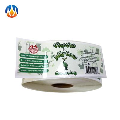 China MOQ Negotiable Waterproof Copy Colored Glossy Strong Adhesive Paper Sticker for sale