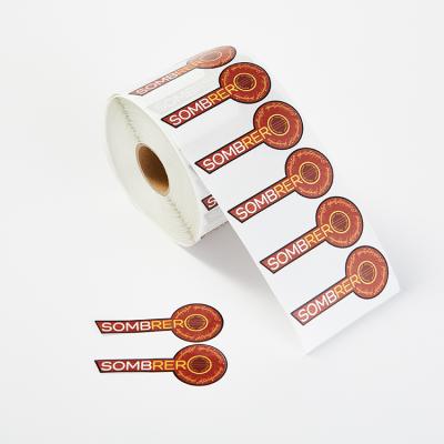 China China Self Adhesive Hot Custom Printing Packaging Pet Sticker Labels for sale