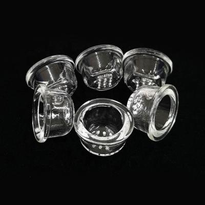 China Custom MOQ Glass Breathing Nine Hole Funnel Bowl for sale