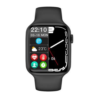 China Newest Touch Screen W17 Split Display 1.9 Inch Big Display 500+ Watch Faces Download Heart Rate Sleep W17 Smart Watch for sale