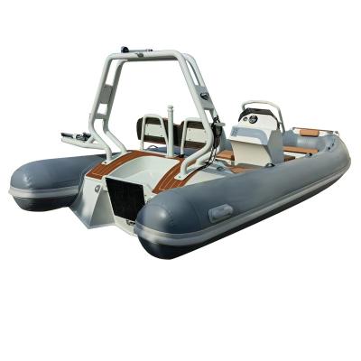 China SP480cm 16ft 4.8m Sport Chain 9 Person Aluminum PVC ORCA Hypalon Delux Rib Boat for sale