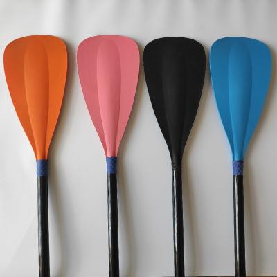 China Customized Unisex Popular Stand Up Paddle Board Carbon Fiber Plastic Paddle Blade for sale