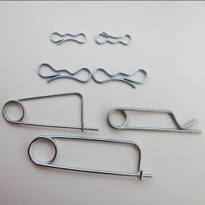 China Customized Stainless Steel Spring Pin Clip Spring Wire Safety Pins for sale