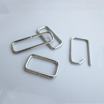 China Wholesale Shaped Metal Wire Iron Square Buckle Ring Strap Buckle For Bags for sale