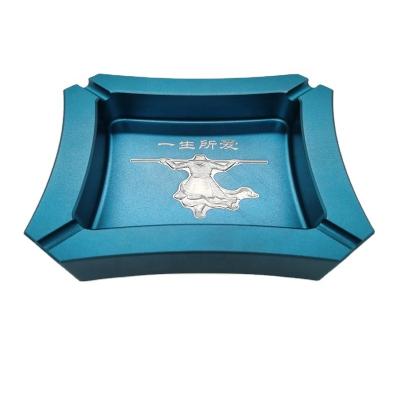 China Xiamen factory aluminum alloy aluminum ashtray can be customized for sale