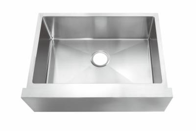 China 29''x 21'' Single Bowl Apron Front Sink , Brushed Finish Commercial Stainless Steel Sink for sale