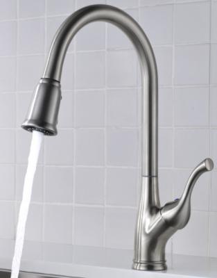 China Customized Modern Chrome Bathroom Sink Faucets , Single Handle Stainless Sink Faucet for sale