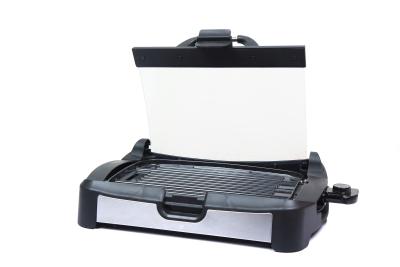 China 2 In 1 Electric Barbecue Grill , Indoor BBQ Grill With Removable Detachable Plate for sale