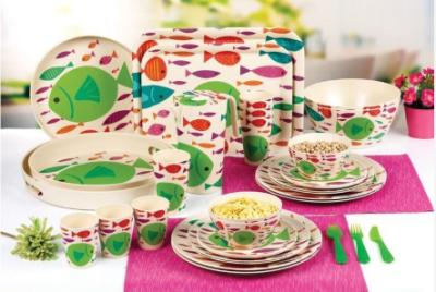 Κίνα Dinnerware μπαμπού βαρύ μετάλλου ελεύθερο σύνολο γευμάτων ινών μπαμπού πλυντηρίων πιάτων ασφαλές, Tasteless προς πώληση