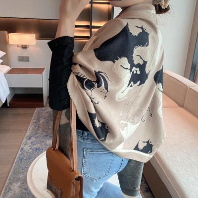 China New Arrival Warm Wear/Design Fashion Decoration/Gift Blanket Wraps Women Pashmina Soft Feeling Warm Winter Scarf Shawl for sale