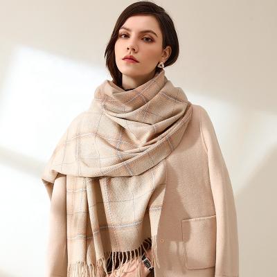 China Cashmere Classic Wholesale Casual Fashion Winter Neck Scarves Warm Soft Feeling Shawl For Woman for sale