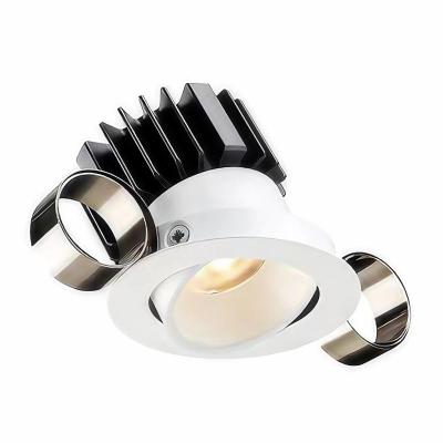 China Warehouse Project LED recessed spot light cutsize 68/70mm 15W antiglare shopmall lights dimmable for sale