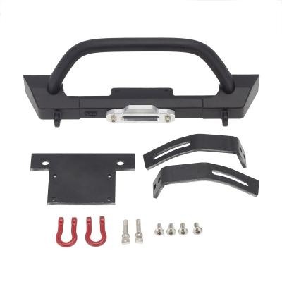 China Made of High Quality 1/10 Metal Front Bumper Wrangler Metal Front Bumper for AXIAL SCX10 90046 TRX4 RC Crawler for sale