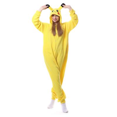 China 2022 New Breathable Pokemon Pikachu Adult Animal Style Dinosaur Long Robes Cute And Fancy Adult Sexy Flannel Bathrobe Sleepwear Hooded Robe for sale