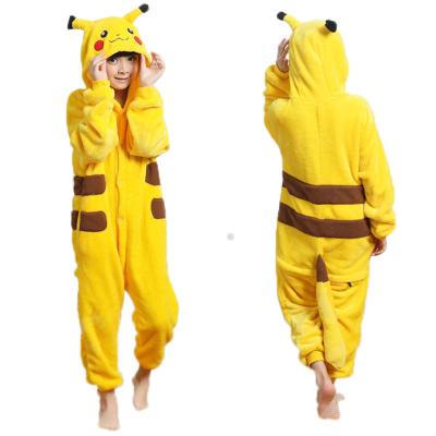 China 2022 New Children's Flannel Hooded Long Robe Cute And Novelty Children's Sleepwear Bathrobe Pokemon Pikachu Breathable Animal Style Dinosaur Long Robes for sale