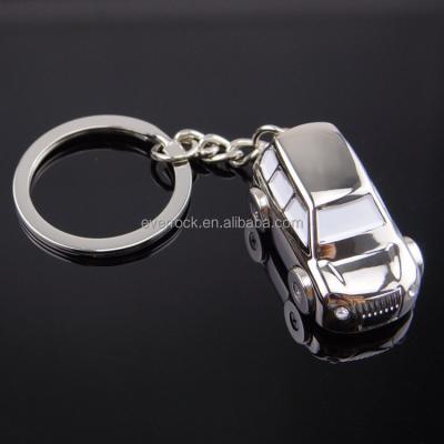 China Promotion/souvenir/collection fashion wholesale car shaped key chain, key chain classic reflective car key ring for sale