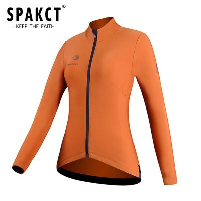 China SPAKCT Breathable Women Cycling Winter Fabric Cycling Wear Mtb Fleece Riding Jackets Warm Windproof Coat Reflective Jacket for sale