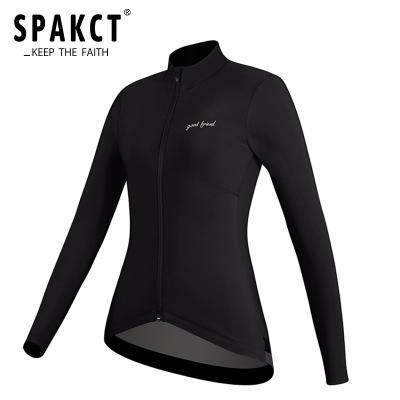 China SPAKCT Breathable Women Cycling Winter Fabric Cycling Wear Mtb Fleece Riding Jackets Warm Windproof Coat Reflective Jacket for sale