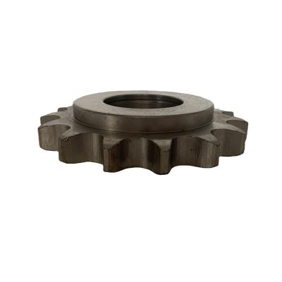 China Transmission Machine Carbon Steel Roller Chain Sprocket Simplex Hub Type Prebore No Keyway With Hardened Teeth for sale