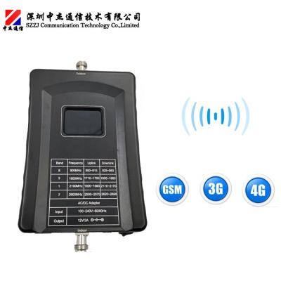 China Home Office Farm Hotel Boat High Power Signal Repeater 2g3g4g LTE Cell Phone Network Signal Booster Repeater Band 7 LTE2600Mhz 80dB Cellular Repeater for sale