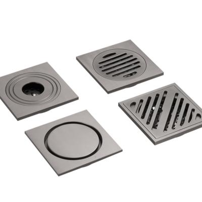 China Modern Bathroom Shower Concealed Square Anti-Odor Stainless Steel Ideal Floor Drain for sale