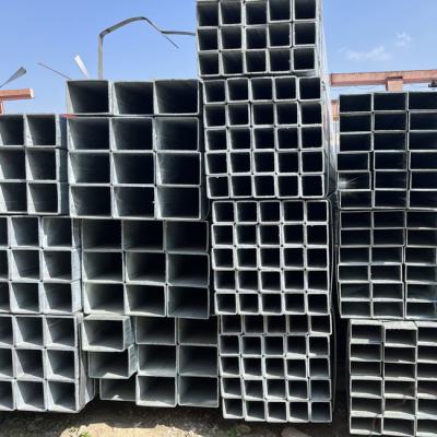 China EN AISI S235 Galvanized Metal Square Tube ASTM A106 A36 Hot Dip Galvanized Square Tube for sale