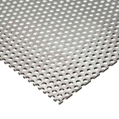 China 1mm Hole Galvanized Perforated Metal Mesh Sheet Perforated Aluminum Sheet for sale