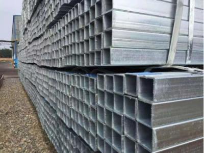 China Heißes galvanisiertes Rohr JIS ASTM galvanisierte rechteckiges Stahlrohr Q235 Q345 3mm zu verkaufen