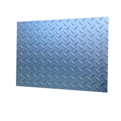 China Diamond Embossed Galvanized Gi Chequered-Platte mit vielen Muster auf Lager zu verkaufen