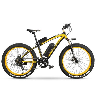 China Aluminum Alloy 26 Inch Snow Electric Bike Fat Tire Ebike 48V 16Ah With Pana sonic-18650 lithium battery electric bicycle for sale for sale