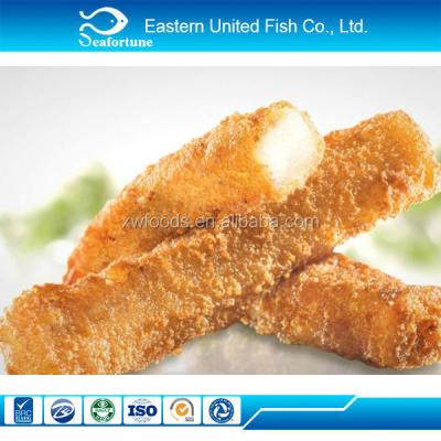 China Wholesale FROZEN Seafood Health Breaded Giant Squid Sticks for sale