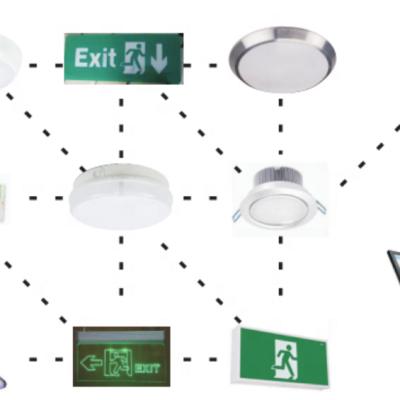 China The other lighting system to monitor the emergency light battery in the whole building for sale