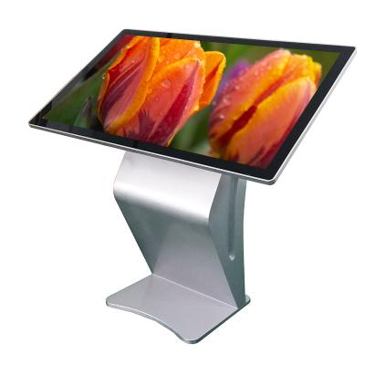 China Indoor Floor Touch Screen Stand 43 Inch Multimedia Touch Screen Kiosk Advertising Display All In One PC Kiosk For Hotel/Mall for sale