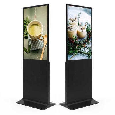 China 43 Inch Indoor Indoor Android Digital Signage Player With Software Totem LCD Screen Advertising Display Kiosk for sale