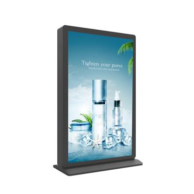 China 2021 Cheapest 55 Inch TV Lcd Advertising Kiosk Custom Large Digital Outdoor Screen IP65 Waterproof Dustproof Big Display Tv Signage 55 Inch for sale