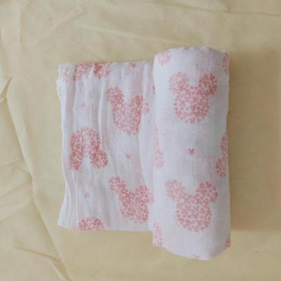 China 100% Child Safe Cotton Muslin Gauze Swaddle Soft Newborn Cotton Muslin Fabric for sale