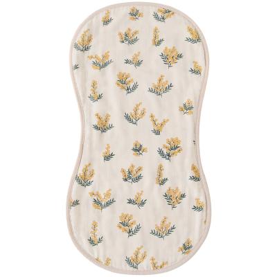 China Washable Absorb Water Soft Baby Burp Cloth Muslin Burp Cloth for sale