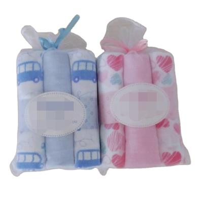 China Waterabsorb Printing Cotton Warm 2 Side Flannel Baby Blankets Newborn Flannel Dipers for sale