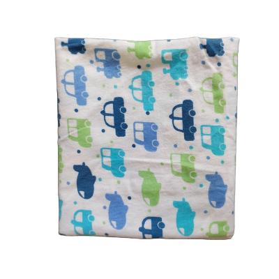 China Good Quality Disposable Printing Baby Cotton 142GSM Double Size Flannel Sheet for sale