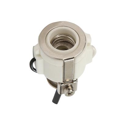 China High Quality Ceramic Screw Light Fittings Bulb Sockets 125V 250V 1000W Lamp Base For E11 Lamp Holder for sale